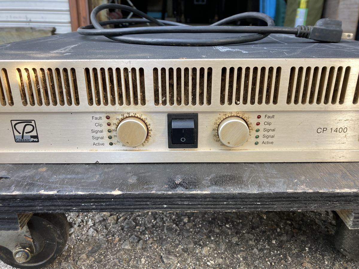 CLASSIC PRO 560w パワーアンプ 片chガリあり CLASSIC PRO 高音質 