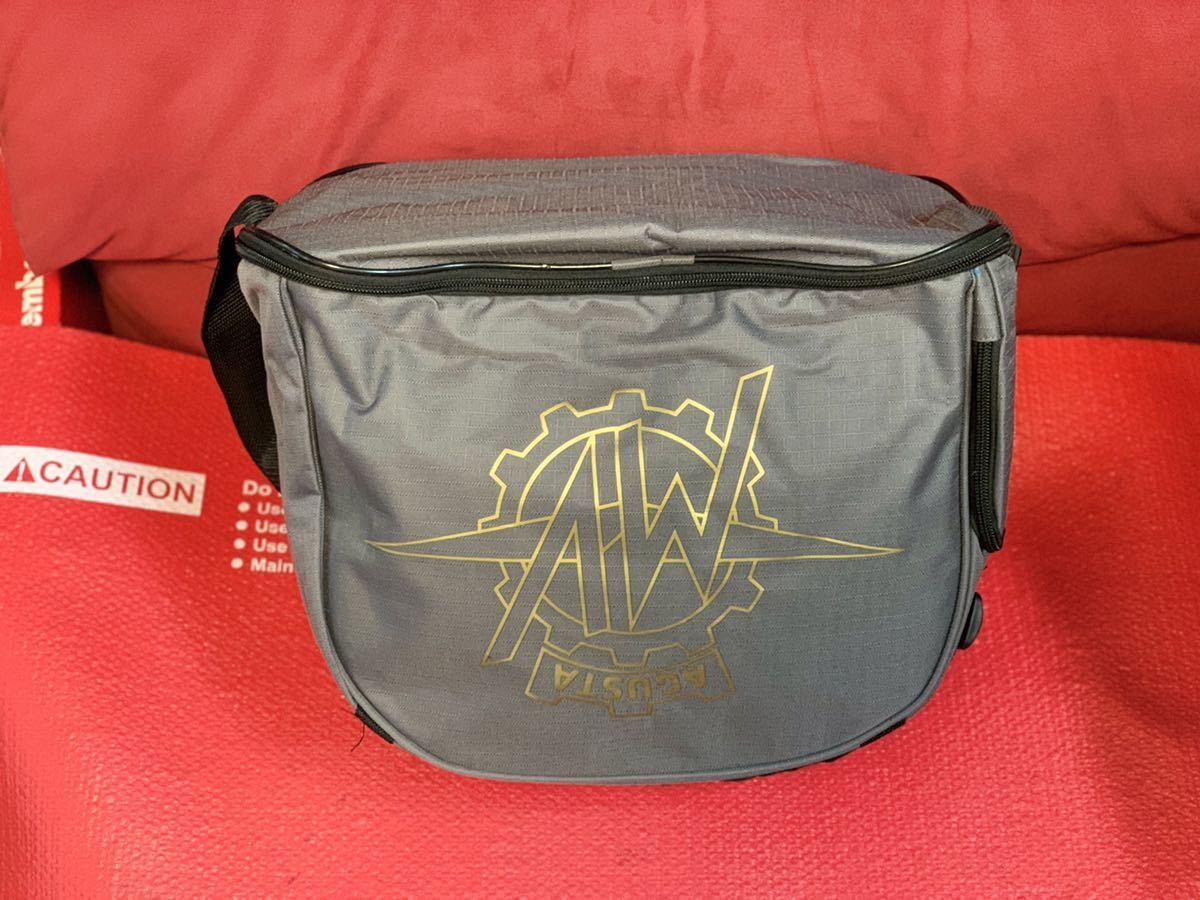 MV アグスタ ヘルメットバッグ 正規品】MV AGUSTA MVアグスタ ヘルメット バッグ グレー/ブロンズ