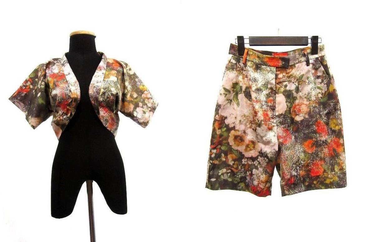 Vivienne Westwood 花柄デザイン ジャケット＆パンツ セットアップ 