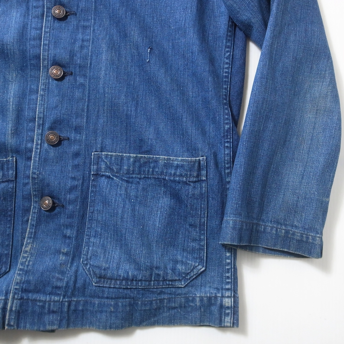 ヴィンテージ EDWIN ショールカラー デニムジャケット S / 70s U.S. 