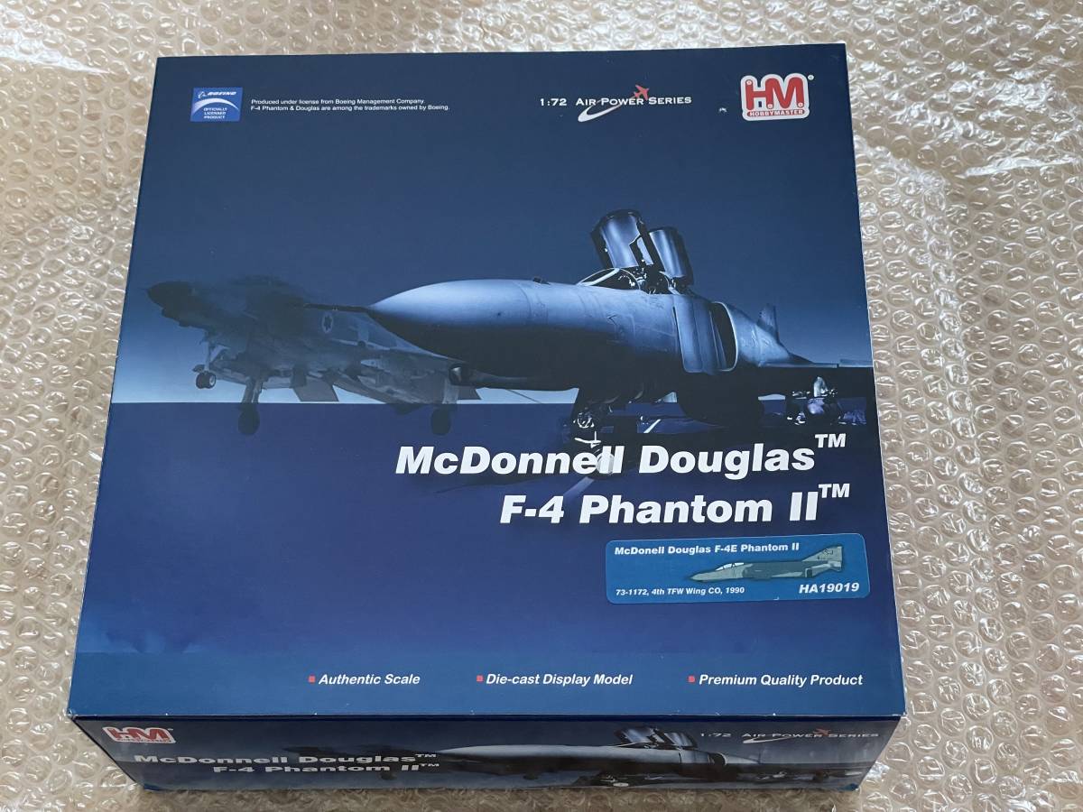 ホビーマスター Hobby Master HA19019 F-4E ファントムII アメリカ空軍 シーモア・ジョンソン空軍基地 1/72 完成品 新品未開封品