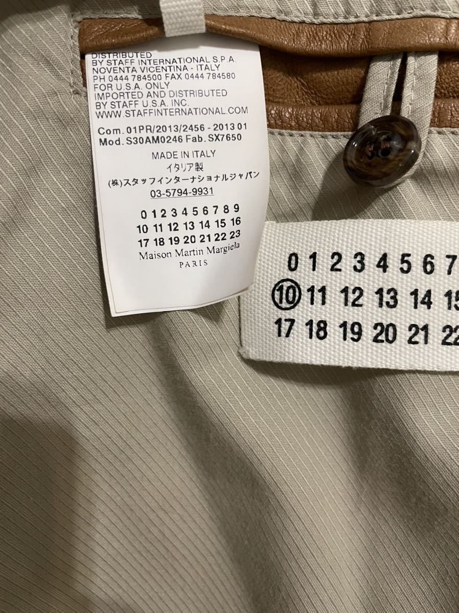 名作 希少 10 イタリア製 13ss Martin Margiela マルタンマルジェラ A 