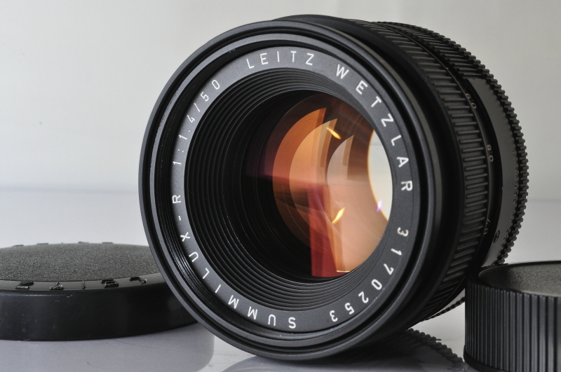 初代Leica Leitz SUMMILUX-R 50mm f1.4【光学極上】 極上品 Leica Leitz Summilux-R 50mm F1.4 R Cam Lens♪♪#