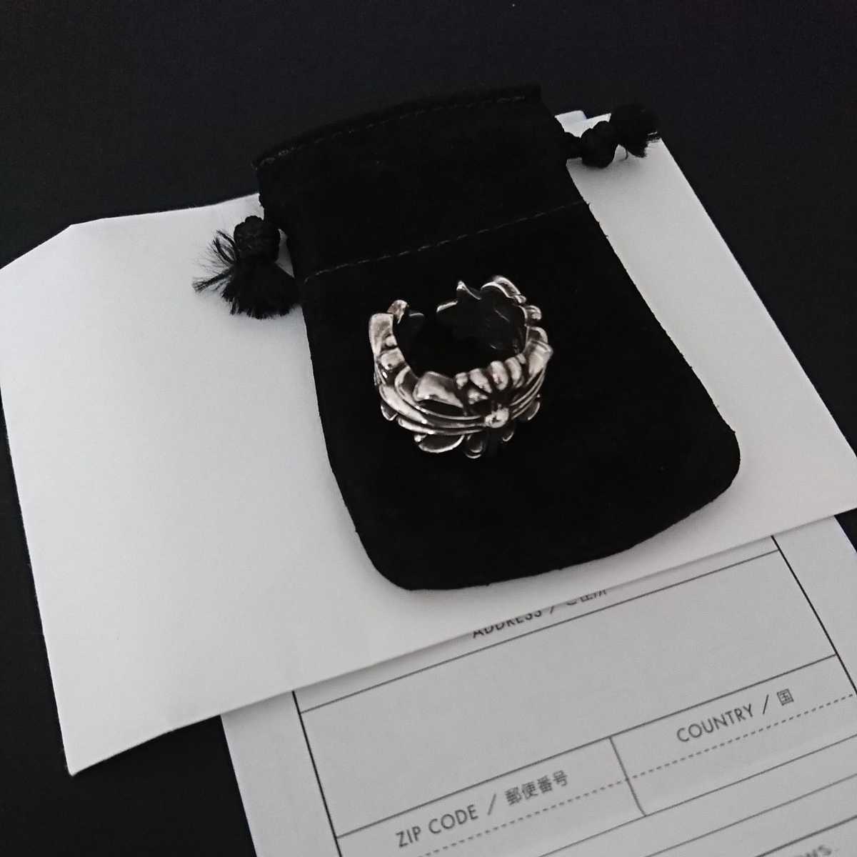 CHROME HEARTS クロムハーツ ダブルフローラル リング 指輪 US10 イン