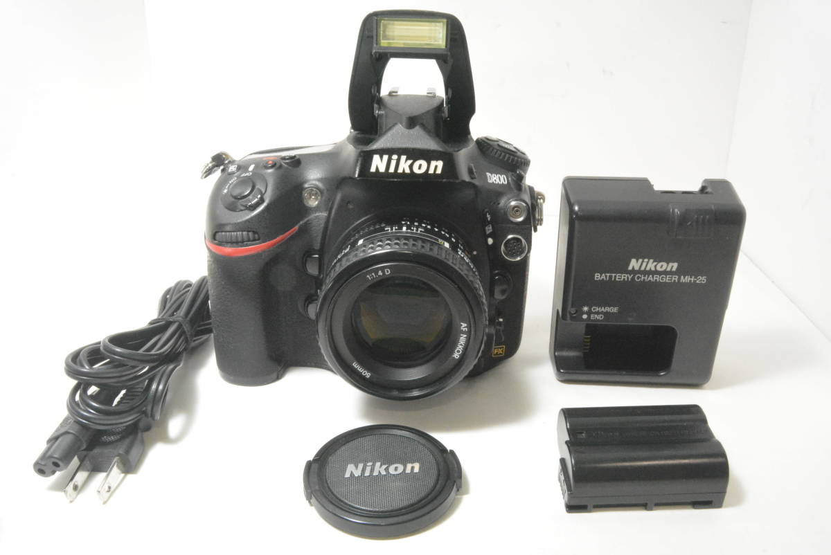 ☆並品☆ニコン NIKON D800＋50mm F1.4D付 50mm Nikon D800 akira 