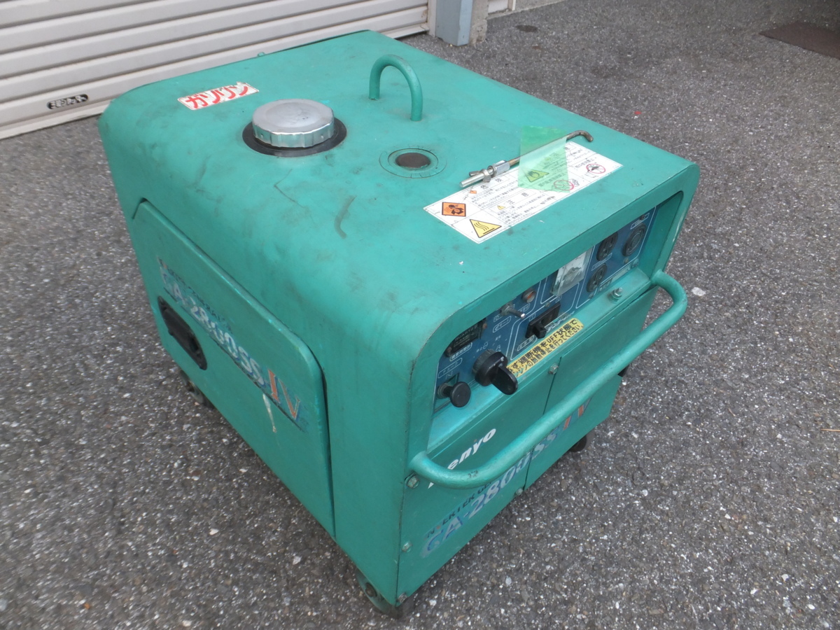 デンヨー インバーター発電機 ☆1000円スタート売切り！☆デンヨー GA 