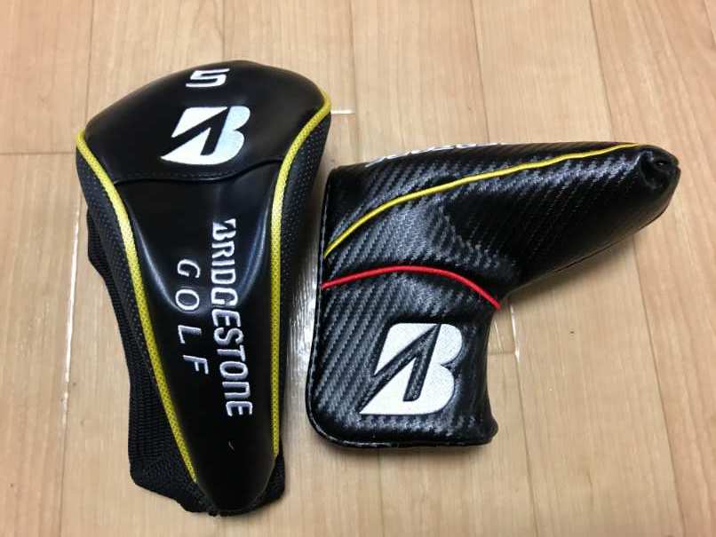 BRIDGESTONE GOLF(ブリヂストンゴルフ)TOUR B ヘッドカバー　２点セット(フェアウェイ5用・パター用)_1