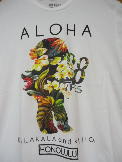 即決　ハワイ　88ティーズ　88TEES　Ｔシャツ　白色　Ｌ