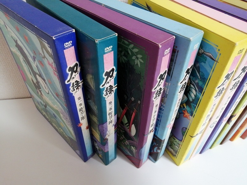 刀語 DVD 初回限定版 特典付 全巻収納BOX 完結 特典欠品 刀