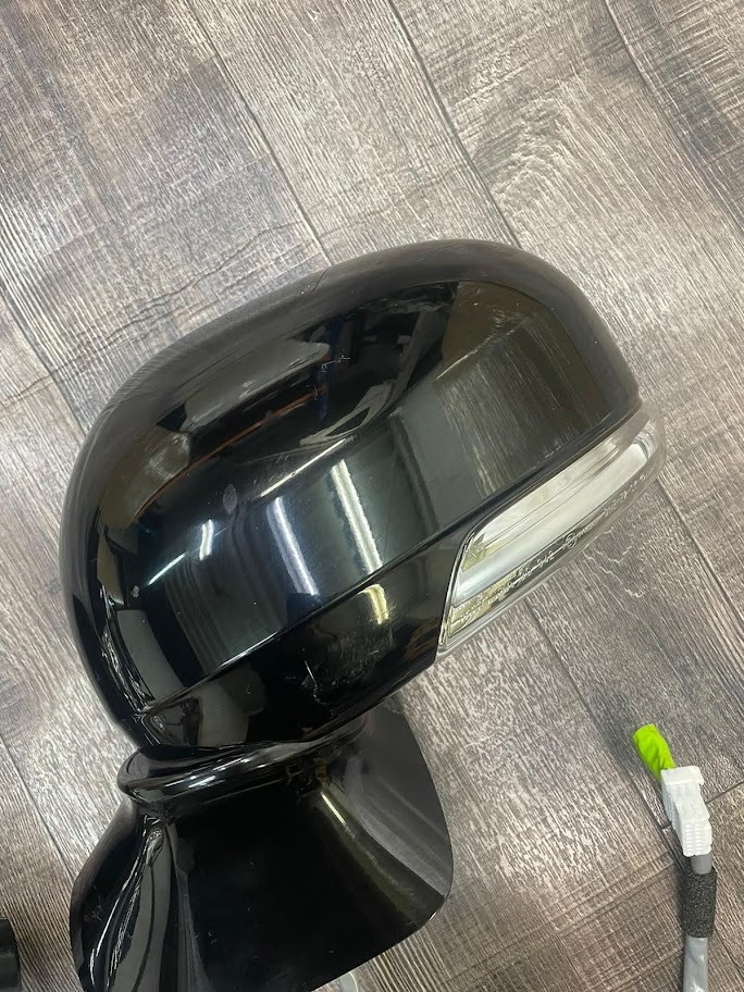 200系 URS206 クラウン マジェスタ 純正 ドアミラー 左右セット 中古品 売り切り カラー202 ブラック マジェスタ クラウン URS206 GWS204 GRS20 GWS204ドアミラー色202(2