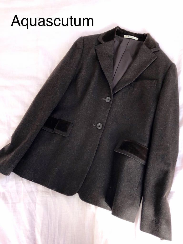 高品質，お買い得 Aquascutum London ジャケット ウール ベロア 異素材 アクアスキュータム レディース 秋冬 デザイン(女性用)｜売買されたオークション情報、yahooの商品情報をアーカイブ公開 - オークファン 女性用
