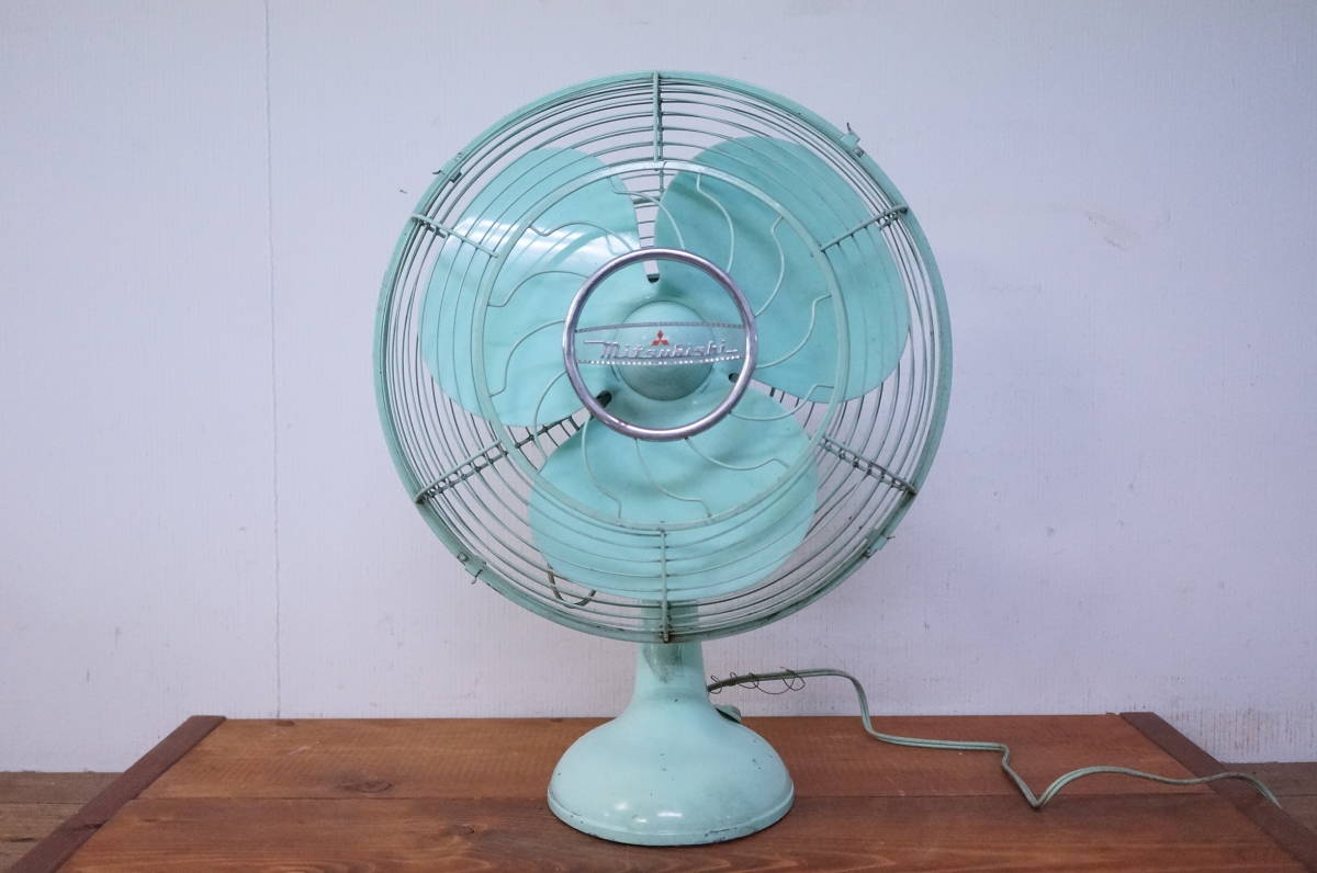 動作品 MITSUBISHI 三菱 A.C ELECTRIC FAN 扇風機 3枚羽根 30cm