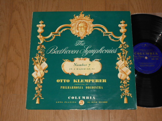 英COLUMBIA&frasl;33CX1379☆クレンペラー&frasl;ベートーヴェン&frasl;交響曲 第7番