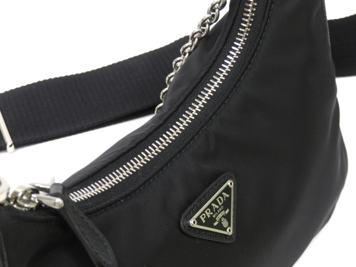 プラダ PRADA PRADAプラダ チェーン ナイロン ショルダーバッグ 1BH026