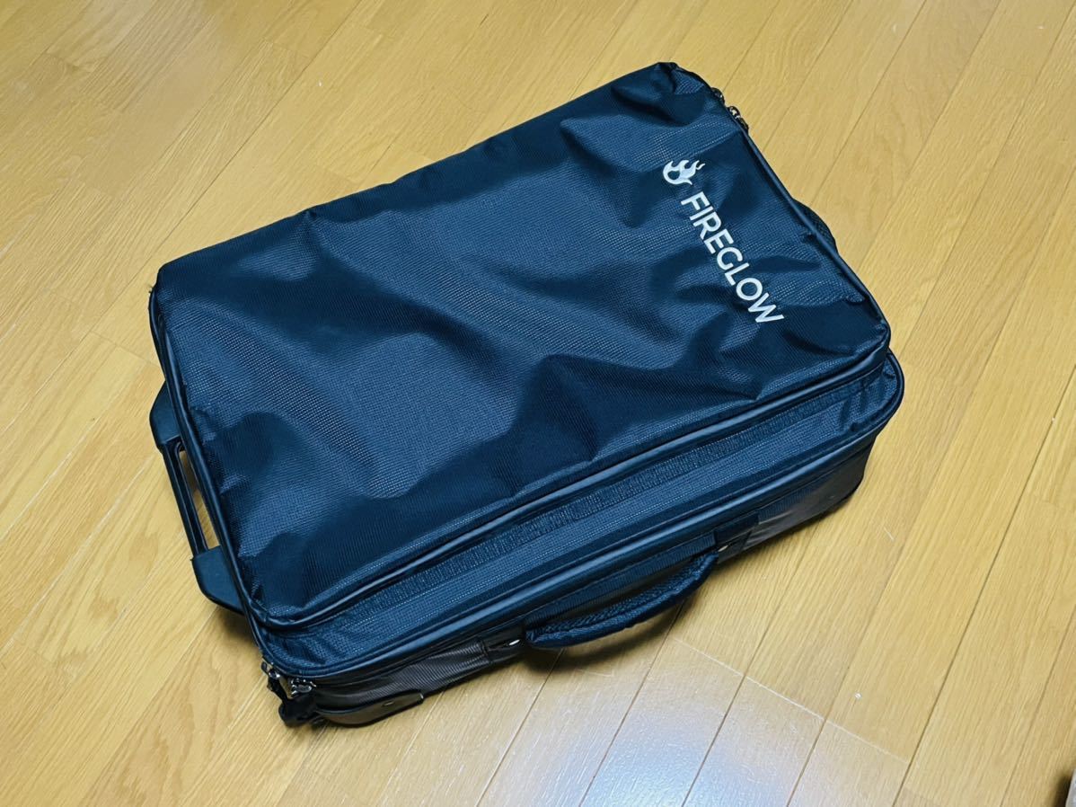 中古品 FIREGLOW EPB-01 エフェクター用ペダルボード&トローリーバッグ