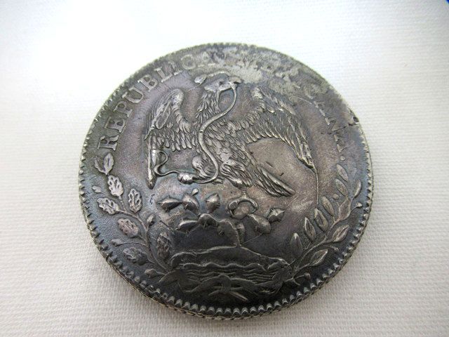 ☆コレクション 古銭/硬貨 銀貨 貿易銀 メキシコ 8レアル(1884年