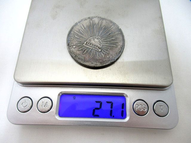 ☆コレクション 古銭/硬貨 銀貨 貿易銀 メキシコ 8レアル(1884年
