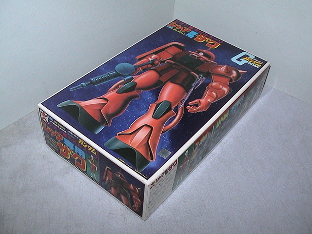 旧バンダイ 初版 ガンプラ 40年前の当時品 1/60 MS-06S シャア専用