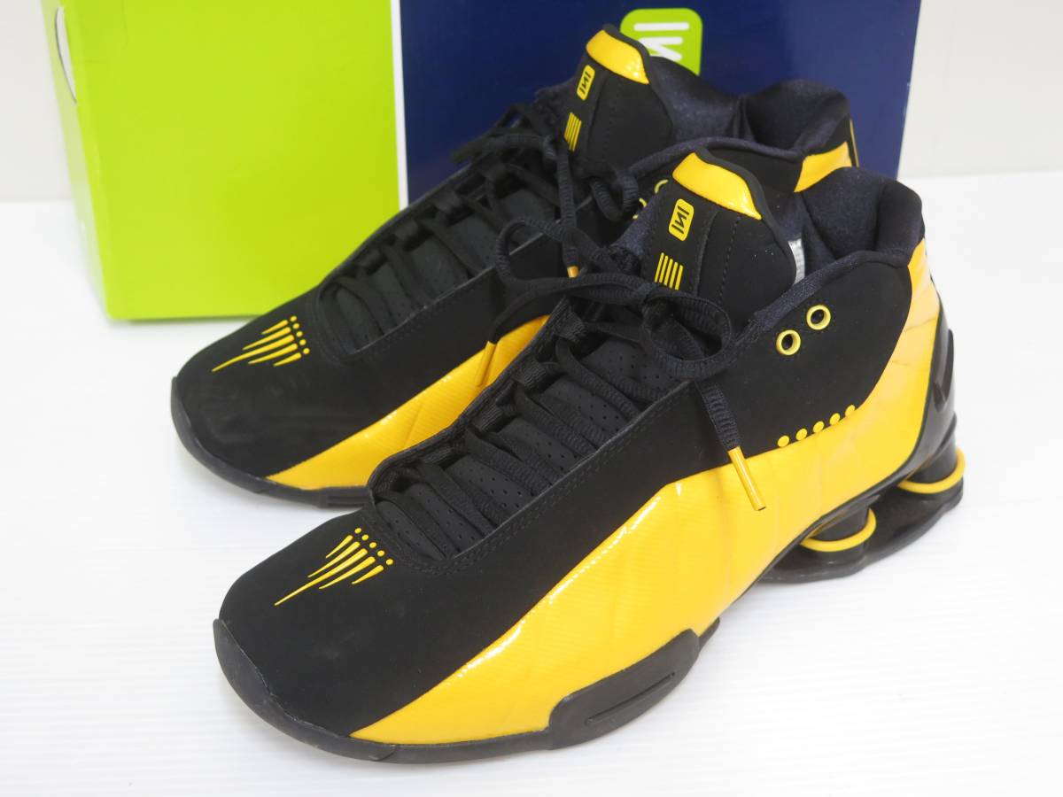 NIKE ナイキ AT7843-002 SHOX BB4 スニーカー　美品 BB4 Nike Shox Release “ブラック&frasl;ユニバーシティ Novelship