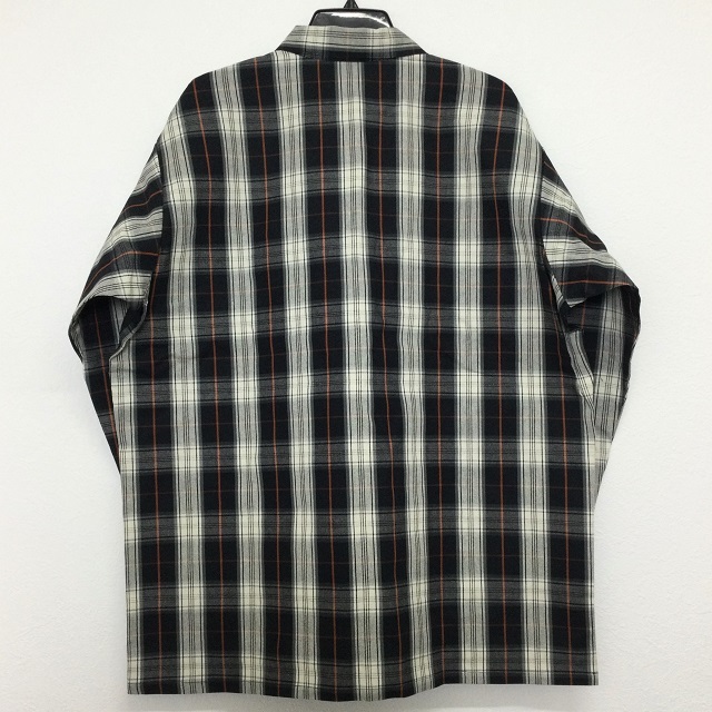 Ben Davis Long Sleeve 1/2 Zip Shirts Plaid ベンデイビス ハーフ ジップ ロングスリーブ シャツ チェック USA サイズ L Sleeve Zip Long New With Store