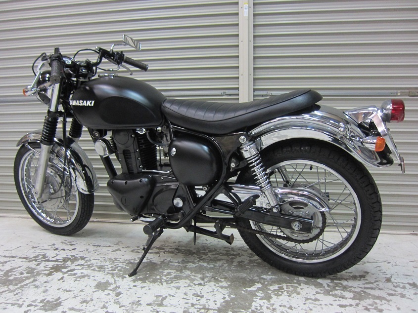 カワサキ エストレヤRS カスタム 艶消し ブラックカスタム BJ250A 好調