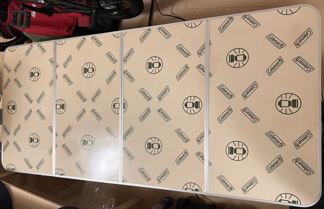 コールマン 四折テーブル 8人掛け Model170-5540 Four Folding Table 8