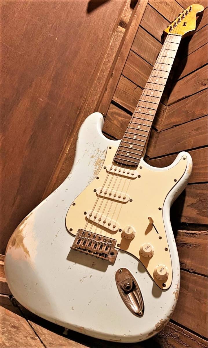 【Aged&Relic Custom/Stratocaster/Aged Sonic Blue/ストラト/エレキギター/エイジド・レリック加工/一点物】