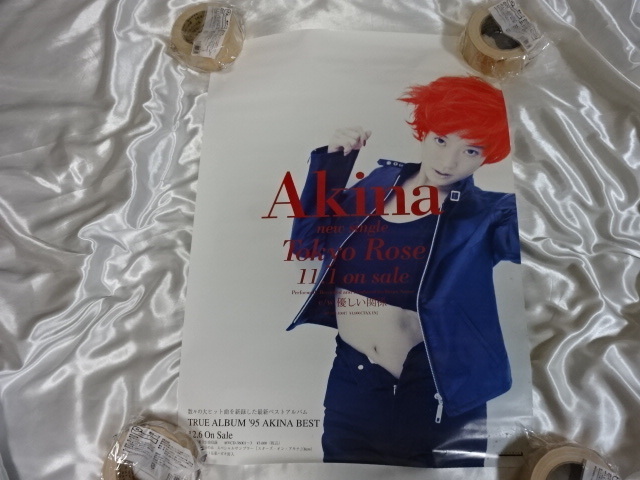 中森明菜 Rose Tokyo AKINA ロカビリー | TOKYO ROSE ブライアン 中森明菜   AKINA『Tokyo Rose 』非売品ポスター（1995年）