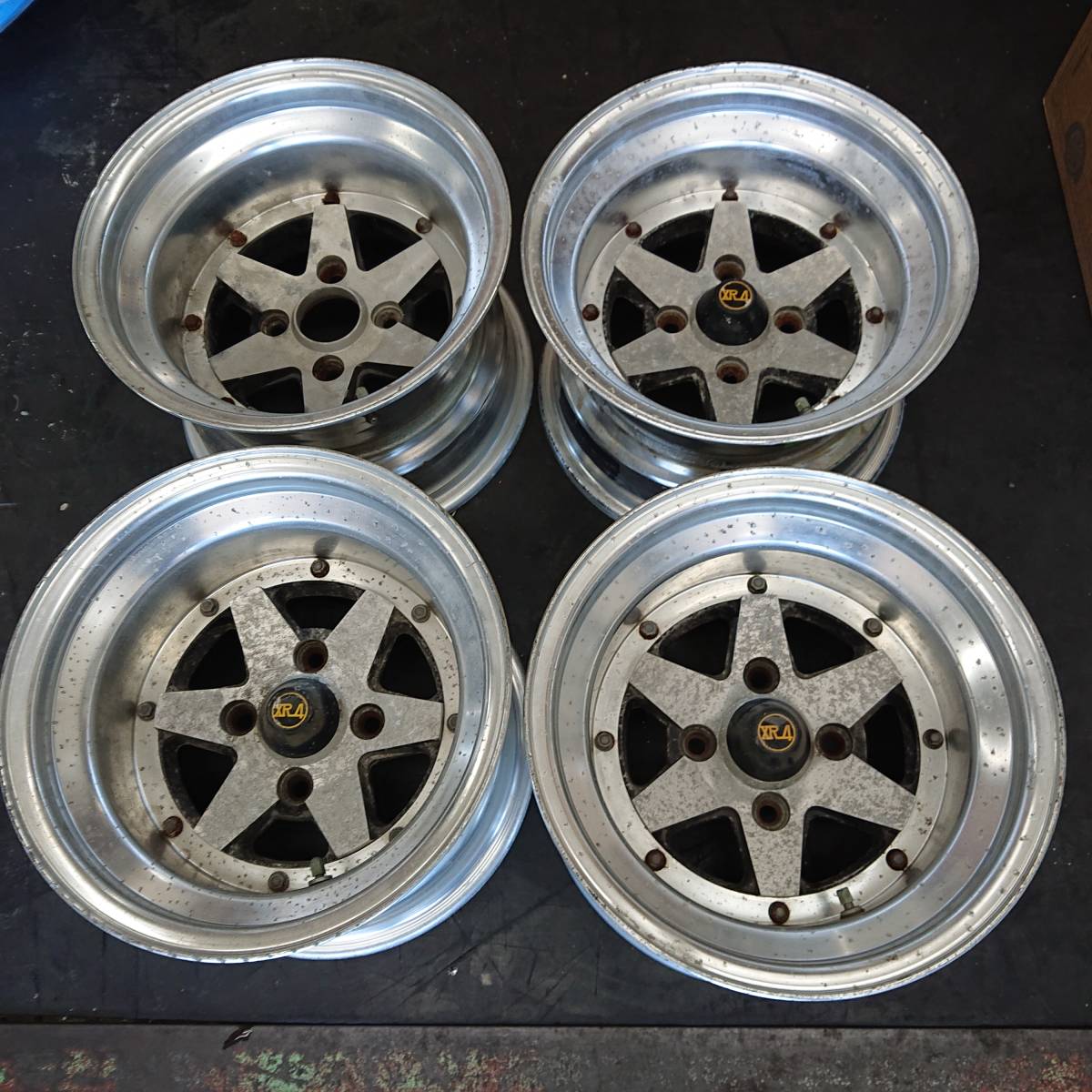 ロンシャン ホイール 14インチ アルミ XR4 0 XR-4 シルバー 8J 計4本 7J |