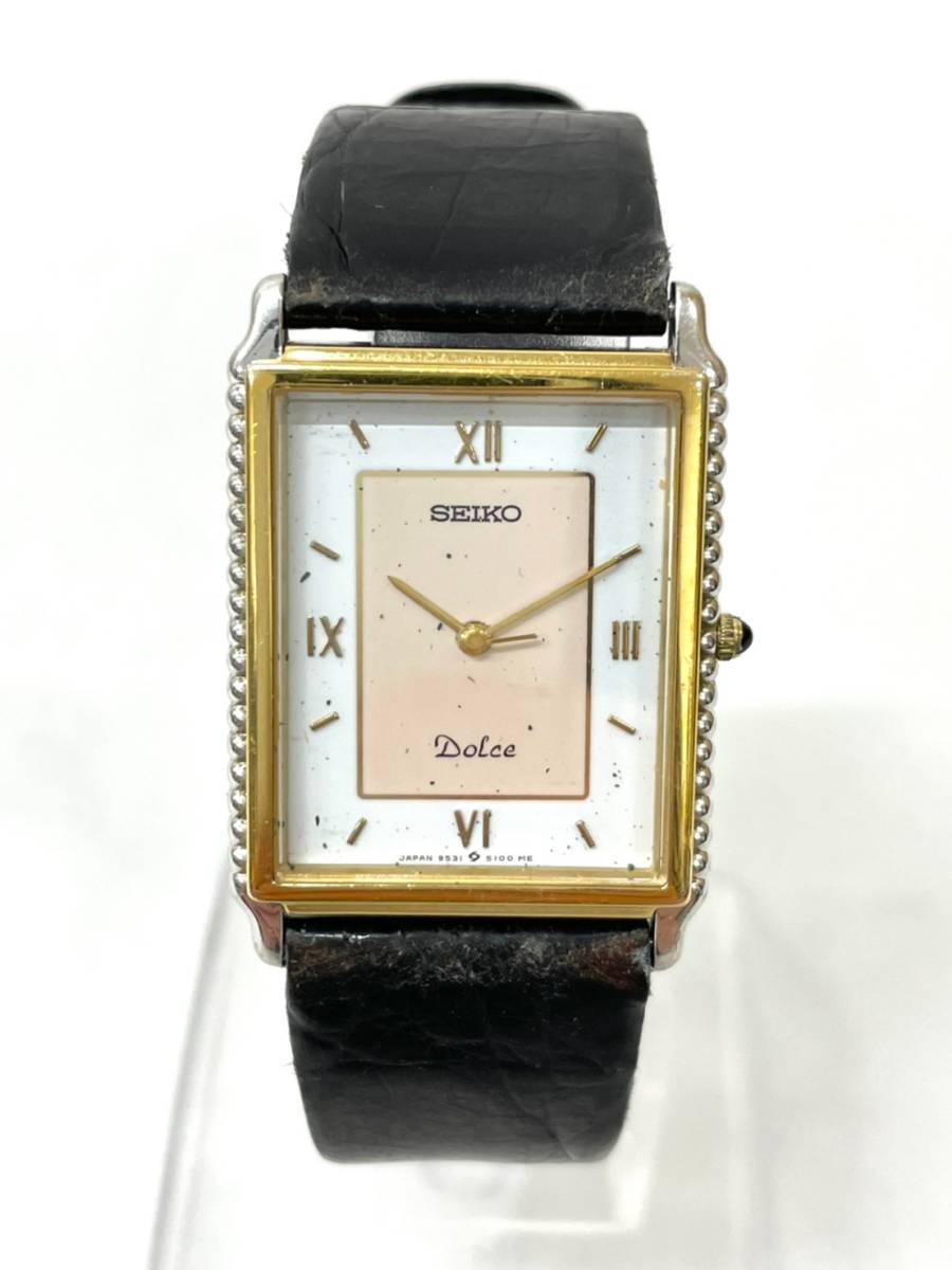 11923*18 SEIKO セイコー DOLCE ドルチェ 9531-5120 14KT メンズ 腕時計