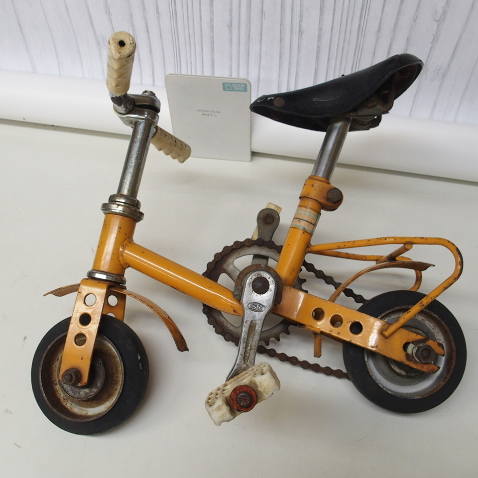 ツノダ自転車 ミニ自転車 電飾看板 1970年代 ツノダ 折り畳み自転車