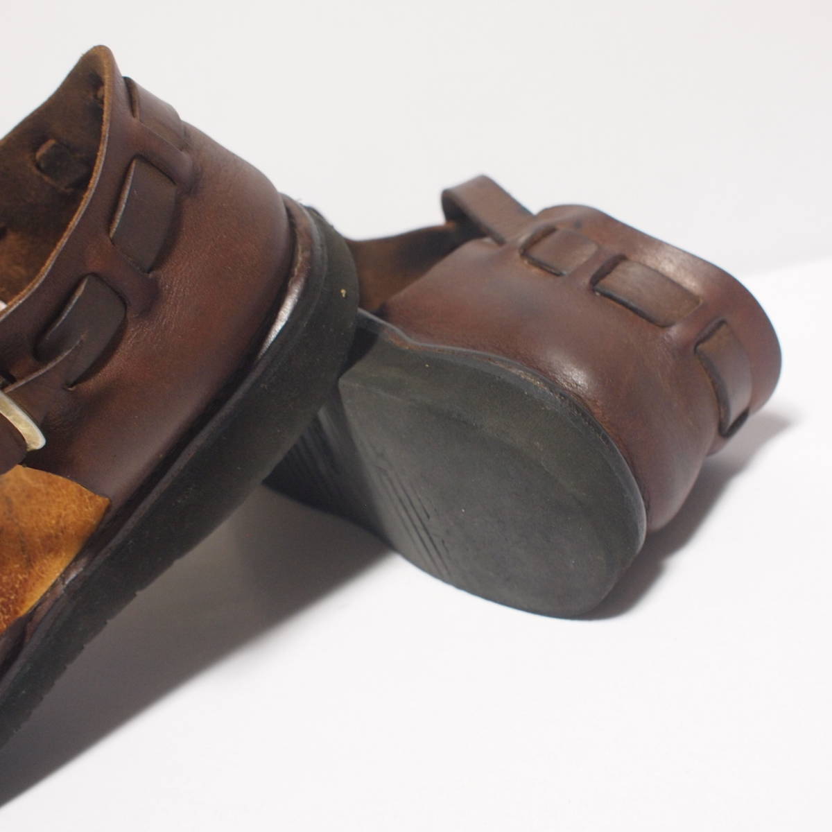 オーロラシューズ AURORA SHOES SHOES(オーロラシューズ) ウエストインディアン SHOESメーカー直営 送料込　オーロラシューズ　茶　23～23.5cm位　AURORA SHOES 