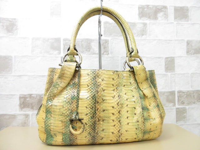美品□フェラガモ Salvatore Ferragamo□ハンド バッグ トートバッグ