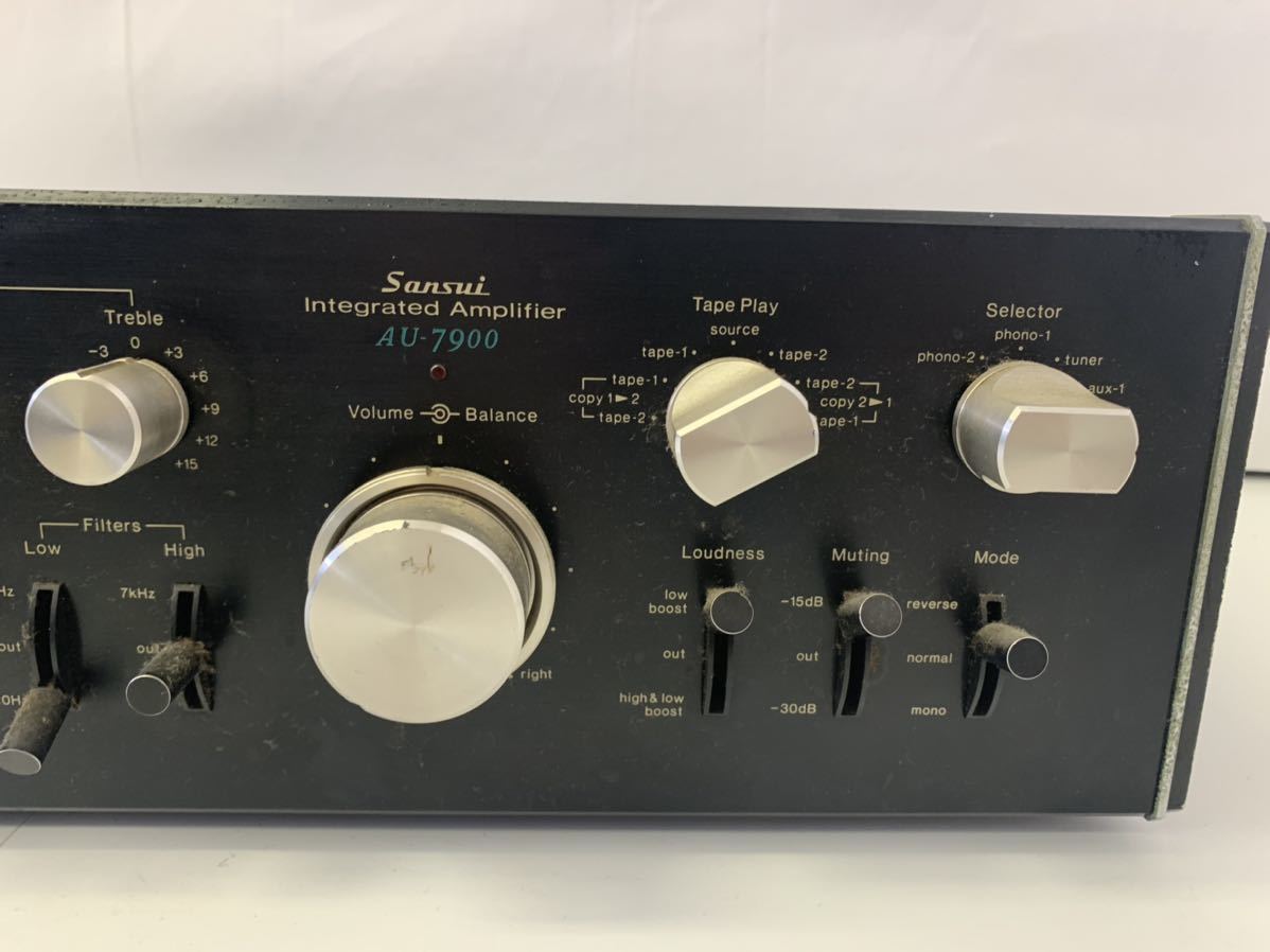 プリメインアンプ サンスイ AU-7900 プリメインアンプ名機希少動作品