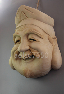 最新作，人気SALE 木彫り コナン 伝統工芸 装飾壁掛け 個性家 恵比寿面木彫り(和風)｜売買されたオークション情報、yahooの商品情報をアーカイブ公開 - オークファン 和風