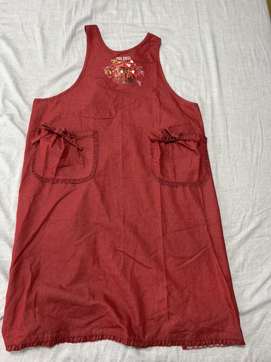 2009製 ピンクハウス エプロン PINKHOUSE 50th Anniversary Present