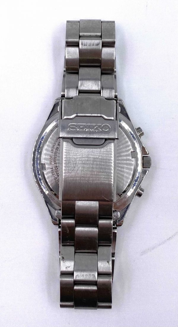 ☆希少☆ SEIKO セイコー 7T92-0CF0 パイロット クウォーツ時計 メンズ 