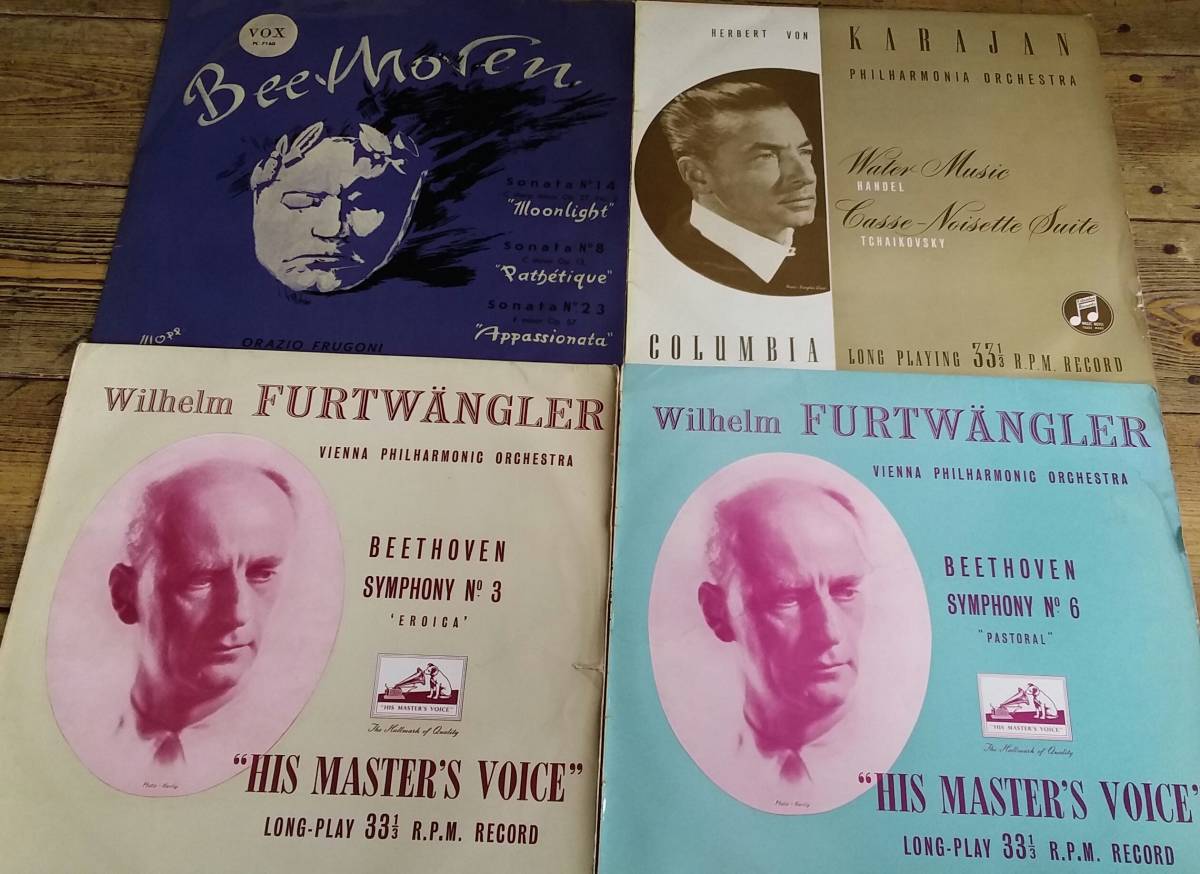 お買い得，新品 50年代 60年代英国盤LP6枚フルトヴェングラーカラヤンギーゼキングプロコフィエフ他フラット盤有(交響曲)｜売買されたオークション情報、yahooの商品情報をアーカイブ公開 - オークファン 交響曲