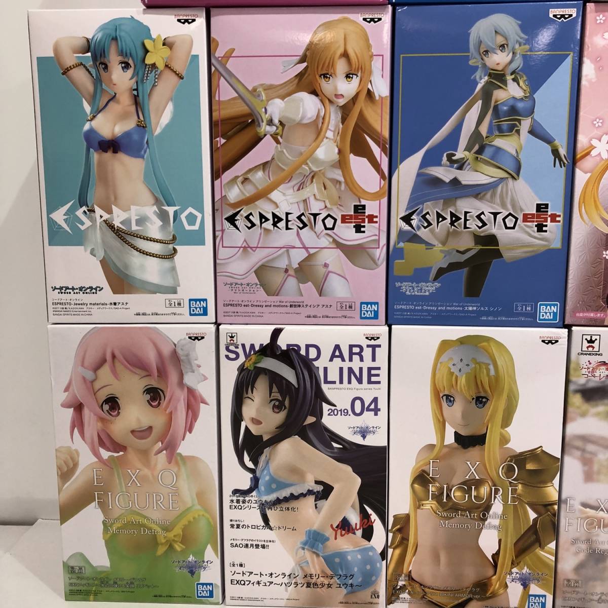 No 9361 フィギュア ソードアート オンライン フィギュア16体 Sao アスナ シノン ユウキ アリス リズベット 水着 和服 品 フィギュア 売買されたオークション情報 Yahooの商品情報をアーカイブ公開 オークファン Aucfan Com
