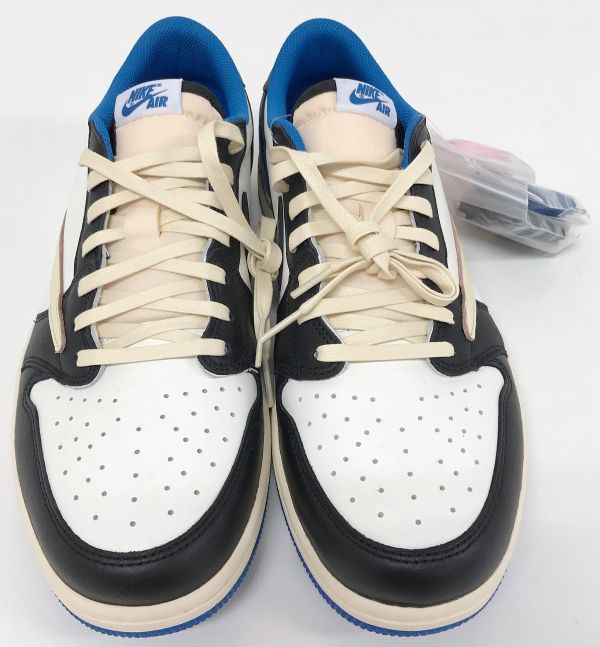 θ【開封済未使用品】ナイキ AIR JORDAN 1 LOW Travis Scott×Fragment 