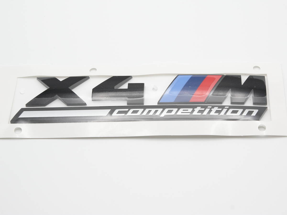 BMW 純正 F98 X4M Competition リアトランク エンブレム (51148077611) F98G02F48E83F25F26E71X1X3X4X6_2