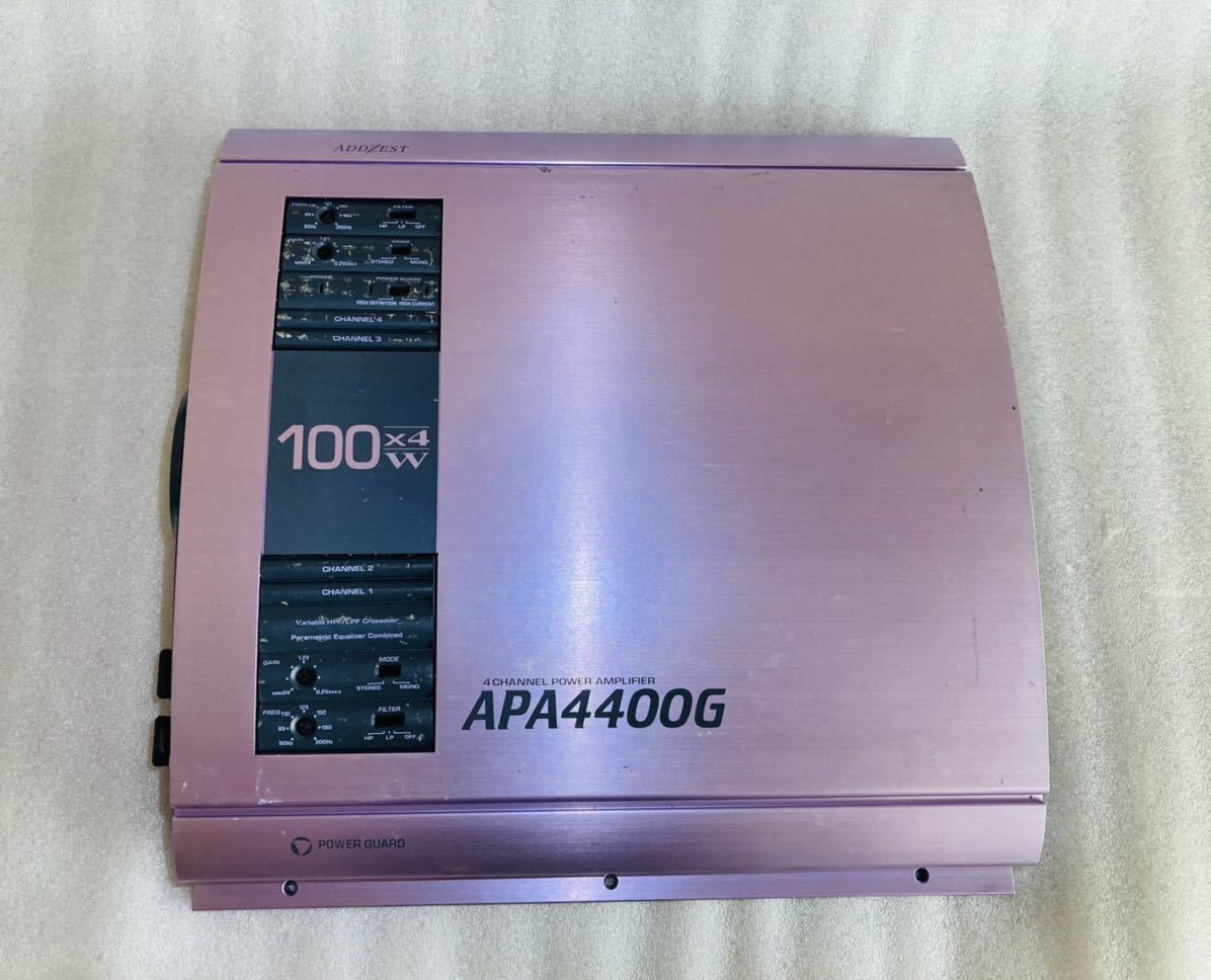 アゼスト ADDZEST パワーアンプ APA-4400 400W 12V ADDZEST アゼスト