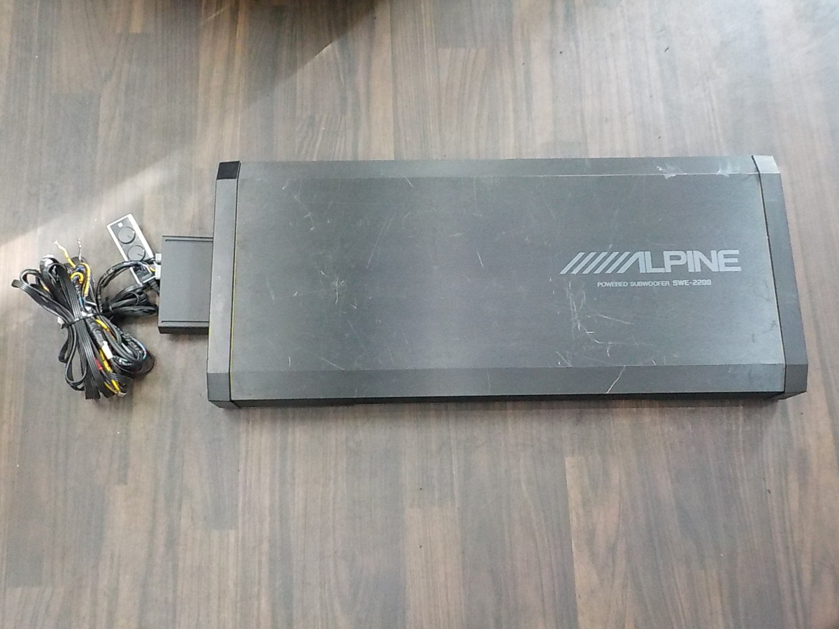 ALPINE SWE-2200 パワードサブウーハー | APPS-BICENTENARIO-PRD-01 ALPINE SWE-2200 パワードサブウーハー | APPS-BICENTENARIO-PRD-01