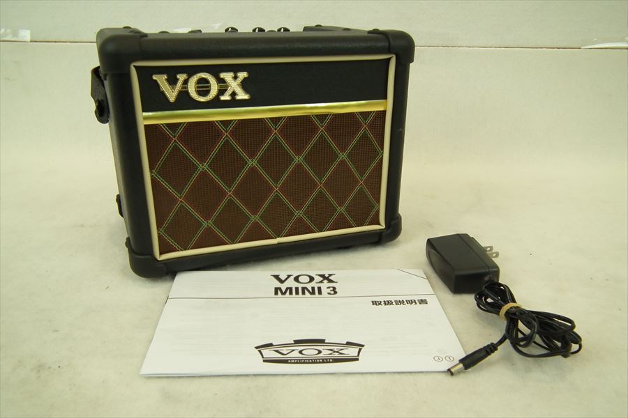 【お得，定番】 VOX ヴォックス MINI3 ギターアンプ 取扱説明書有り 音出し確認済 211007J6044(VOX)｜売買されたオークション情報、yahooの商品情報をアーカイブ公開 - オークファン ギターアンプ