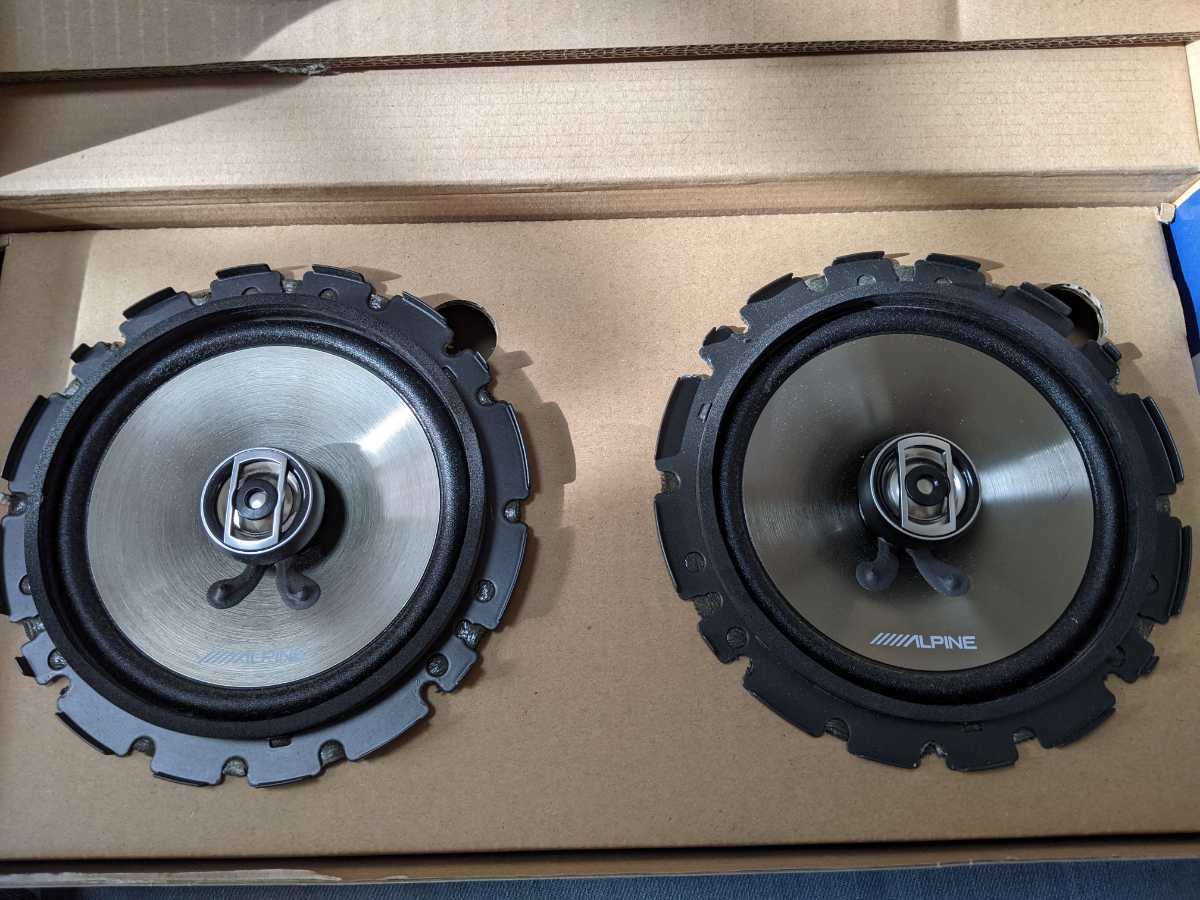 未使用 ALPINE アルパイン STL-16C 16センチスピーカー 4個セット