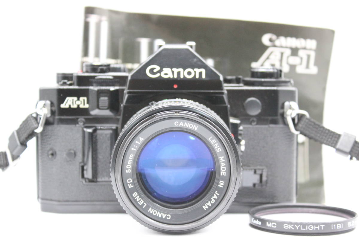 ☆良品☆ Canon A-1 ブラック New FD 50mm F1.4 N118 