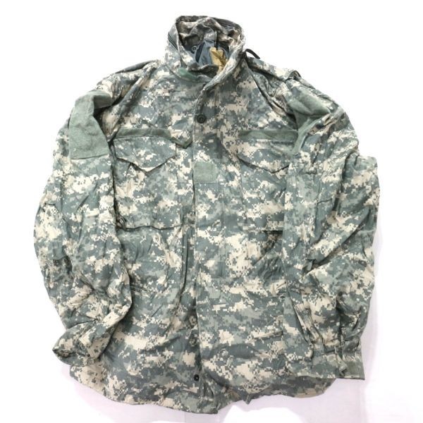 ◎米軍実物 ミリタリー USARMY ACU デジタル M-65 4th フィールドジャケット set (L/XL)2枚まとめ大量古着卸1円スタート最落なしME7678 ACU デジタルカモ 迷彩 US リップストップ素材 アメリカ軍
