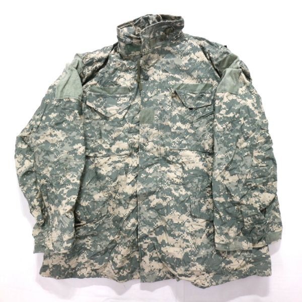 ◎米軍実物 ミリタリー USARMY ACU デジタル M-65 4th フィールドジャケット set (L/XL)2枚まとめ大量古着卸1円スタート最落なしME7678 ACU デジタルカモ 迷彩 US リップストップ素材 アメリカ軍