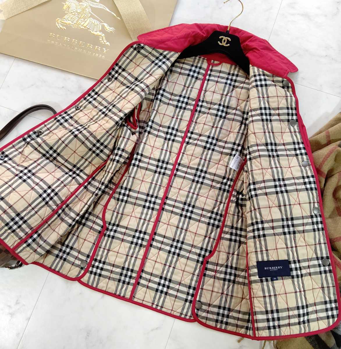 ☆超美品☆ BURBERRY バーバリー ロンドン キルティングジャケット 