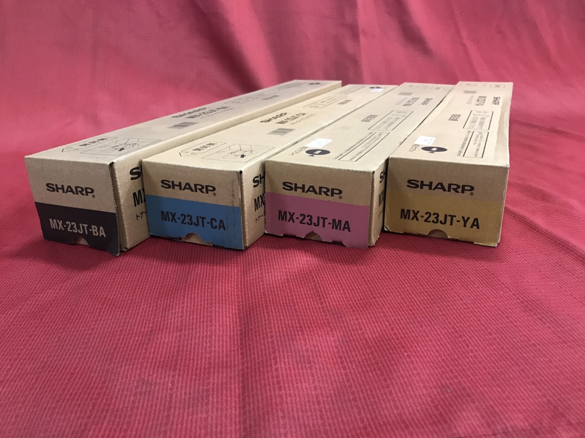 SHARPトナー■MX-23JT BA×1 CA×1 MA×1 YA×1■未使用品